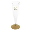 Image de Sachet de 6 FlÃ»tes pied OR Ã¢ge 50 ans