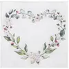 Image de Sachet de 20 serviettes Mariage vÃ©gÃ©tal