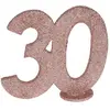 Image de CHIFFRE Anniversaire Vertical dÃ©co, 30 pailletÃ© Rose Gold