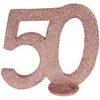 Image de CHIFFRE Anniversaire Vertical dÃ©co, 50 pailletÃ© Rose Gold