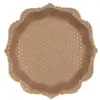 Image de Sachet de 10 assiettes pois dorÃ©s, kraft