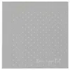 Image de Paquet de 12 Serviettes POIS airlaid 40x40cm, Argent