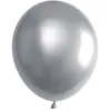 Image de Sachet de 6 Ballons métallisés latex 30cm, Argent