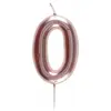 Image de Bougie ROSE GOLD, chiffre 0 rose gold