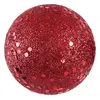 Image de Sachet de 50 mini-Boules pailletées 1cm, Rouge
