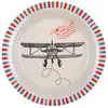Image de Paquet de 10 assiettes BON VOYAGE carton 22,5cm