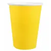 Image de Lot de 10 Gobelets carton 25cl unis, Jaune