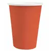 Image de Lot de 10 Gobelets carton 25cl unis, Terracotta