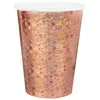 Image de Sachet de 10 Gobelets Etincelants mÃ©tal Rose gold