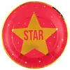Image de Paquet de 10 Assiettes Hollywood rondes