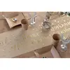 Image de Chemin de table en coton 3m - Joyeux Anniversaire kraft