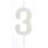 Image de Bougie Phosphorescente, chiffre 3