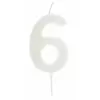 Image de Bougie Phosphorescente, chiffre 6