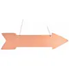 Image de FlÃ¨che signalÃ©tique mÃ©tallisÃ©e UNIE Rose Gold
