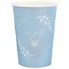Image de Lot de 10 Gobelets BaptÃªme nacrÃ© 25cl, Ciel