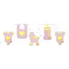 Image de Banderole Baby shower mÃ©tallisÃ©e 5m, Rose