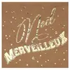 Image de Serviettes en papier Noël Merveilleux x20 - Or