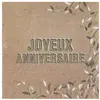 Image de Lot de 20 serviettes Joyeux Anniversaire vÃ©gÃ©tal en papier