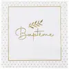 Image de Sachet de 20 serviettes BaptÃªme
