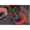 Image de Sachet de 6 Sets de table Joyeux NoÃ«l Scintillant, Rouge
