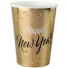 Image de Lot de 10 Gobelets Happy New Year 25cl, Or