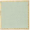 Image de Sachet de 20Petites Serviettes pois dorÃ©s, Sauge