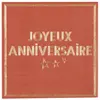 Image de Sachet de 10 Serviettes anniversaire Star d'un jour, Terracotta