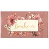 Image de Sachet de 20 grandes Serviettes rectangles Amour Floral