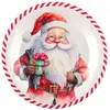 Image de Paquet de 10 Assiettes PÃ¨re NoÃ«l 22,5cm