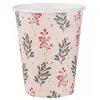 Image de Lot de 10 Gobelets Houx de NoÃ«l 25cl