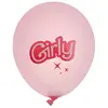Image de Lot de 6 ballons Girly roses 30cm