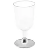 Image de Verre à pied brillant réutilisable - Argent
