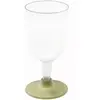 Image de Verre à pied brillant réutilisable - Sauge