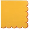 Image de Sachet de 12 Petite Serviettes - Dolce vita Jaune