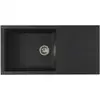 Image de Stradour - Evier A Encastrer Cube, En Smc Noir Paillete - 06, 1 Bac, Dim. 100 50 Cm, Vidage Manuel
