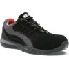 Image de Chaussure basse ZEPHIR S1P - S 24 BOSSI INDUSTRIE - Cuir croûte velours noir/toile grise - Taille 40 - 5122-40