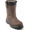 Image de Bottes fourrées KAMA S3 CI en cuir marron avec embout et semelle acier - T.43 - GASTON MILLE - RAMA3N-43