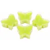 Image de Paquet de 4 Bougies chauffe-plat PAPILLON, Vert