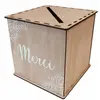 Image de Tirelire Merci EN BOIS 24cm