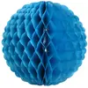 Image de Boule papier festonnée à suspendre - Turquoise