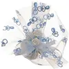 Image de Sachet de 6 TULLES tétine, imprimées Bleu