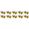 Image de Sachet de 10 motifs Coeurs plastique, Or