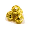 Image de Sachet de 4 petites Boules disco 3cm, Or