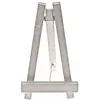Image de Petit chevalet bois 10CM luxe avec ficelle, Argent
