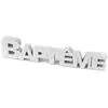 Image de Petites Lettres BAPTÃªME en majuscules 12cm, polystyrÃ¨ne Blanc irisÃ©