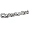 Image de Petites Lettres COMMUNION en majuscules 15,5cm polystyrÃ¨ne Argent pailletÃ©