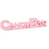 Image de Lettres CANDY BAR 27cm, Rose