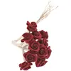 Image de Sachet de 48 mini-Roses satin, Bordeaux