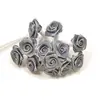Image de Sachet de 48 mini-Roses satin, Gris