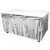 Image de TOUR de Table métallisé 4,20m, Argent